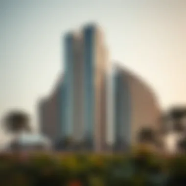 Architectural Marvel of Bvlgari Residences Stunning architectural view of Bvlgari Residences