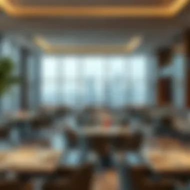 Elegant restaurant interior designed for fine dining