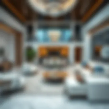 Luxurious Interiors of Equiti Residence Luxurious living space inside Equiti Residence