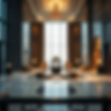 Elegant Lobby of AG Tower Luxurious lobby interior of AG Tower