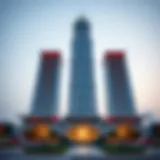 Stunning view of Al Shafar Tower One architecture