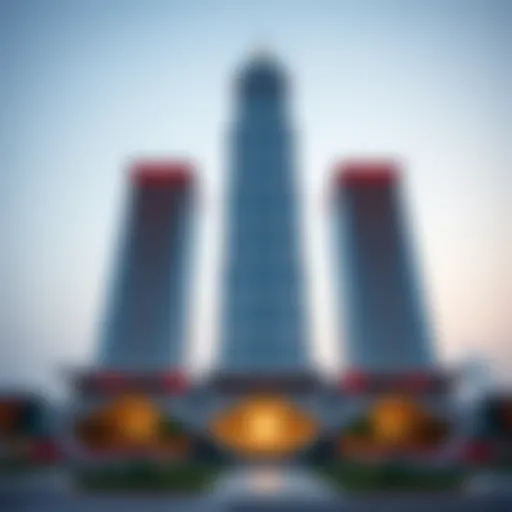 Stunning view of Al Shafar Tower One architecture