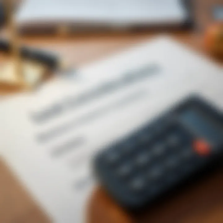 Legal documents and a calculator representing business acquisition considerations