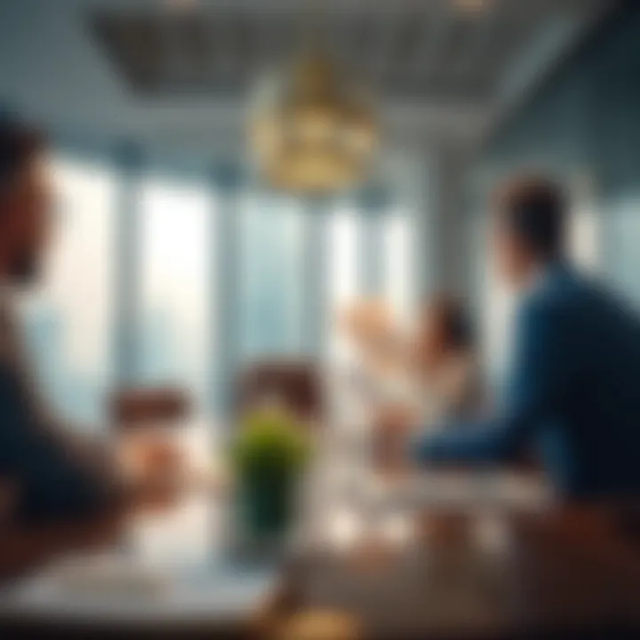 A business meeting symbolizing strategic planning and investment