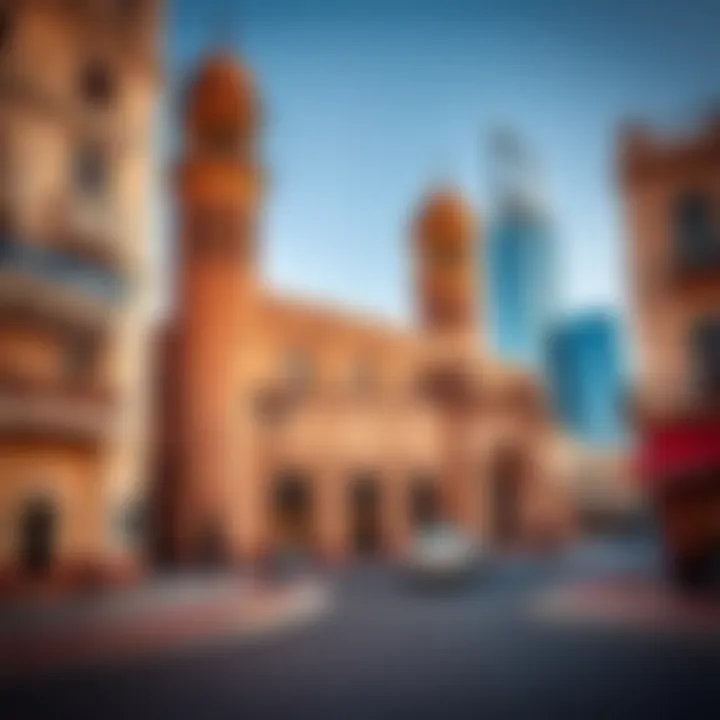 Historical landmarks in Deira representing the area's rich heritage