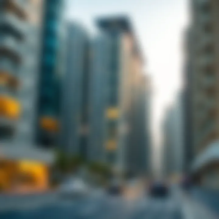 Modern residential buildings in Deira symbolizing contemporary living
