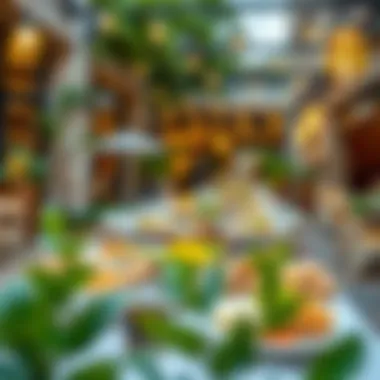 Charming outdoor dining experience with wholesome meals