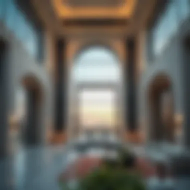 Modern Aesthetics of Manazil Al Raffa Stunning architectural design of Manazil Al Raffa showcasing modern aesthetics