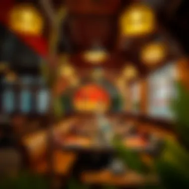Cultural Ambiance of North Indian Restaurants Interior of a North Indian restaurant showcasing traditional decor and ambiance.