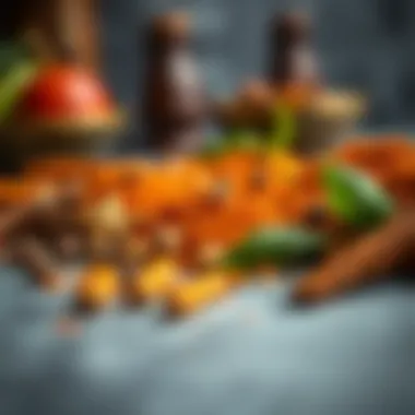 Aromatic Spices in North Indian Cooking A close-up of aromatic spices used in North Indian cooking.
