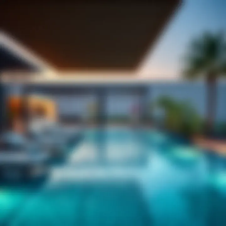 Luxurious amenities at Sobha Seahaven showcasing a high-end lifestyle