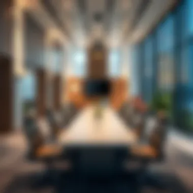 Modern Office Space: SRM International Real Estate Modern office space representing SRM International Real Estate
