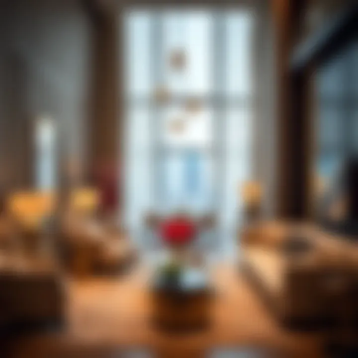 Interior design showcasing elegance in Tiffany Tower