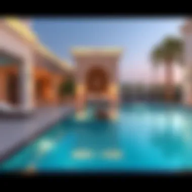 Elegant Poolside Retreat at Lagoon Views Luxurious amenities at Lagoon Views, showcasing a serene pool area