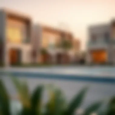 Contemporary Homes in Nad Al Hamar Modern residential development in Nad Al Hamar reflecting real estate trends