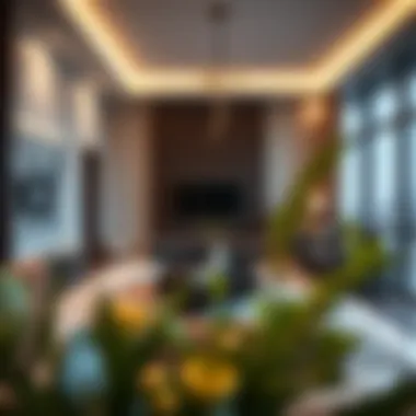 Elegant Interior Design at Noor Midtown Interior design of a unit in Noor Midtown