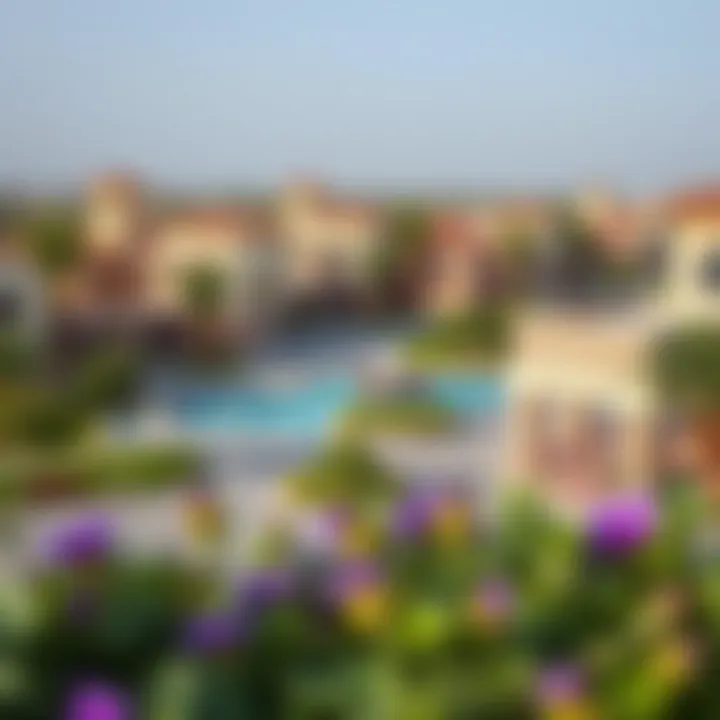 Community amenities and green spaces in Al Khail