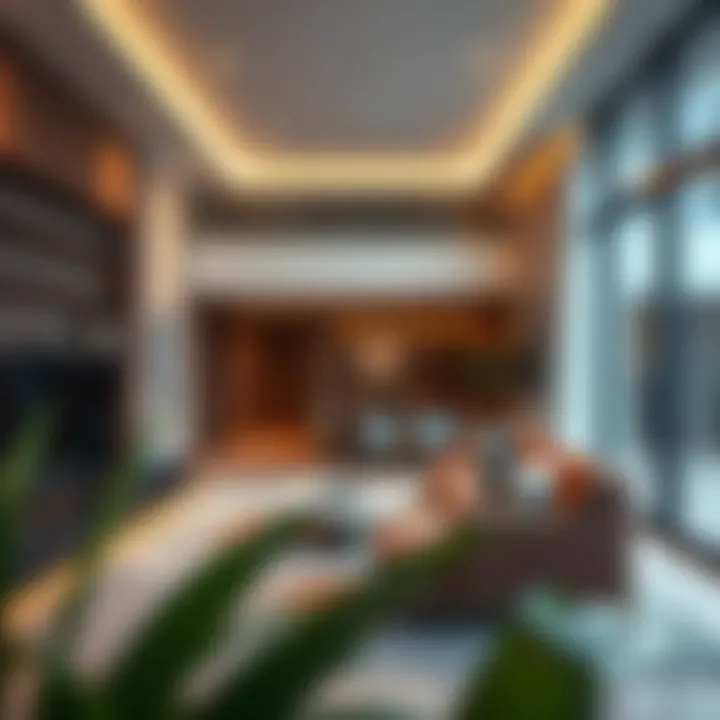 Interior of a residential unit within Wasl Hub, highlighting contemporary living spaces.
